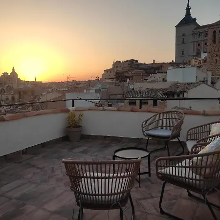 Nyaraló La Casa Toledana - Patio Y Terraza Con Vistas